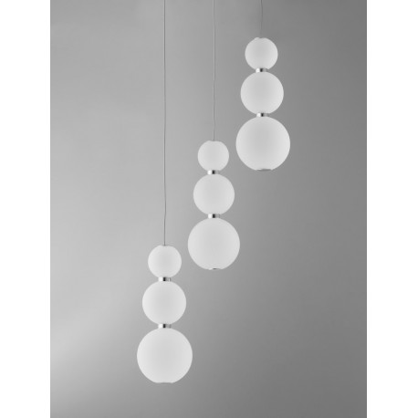 Luces Exclusivas MOCA Wisząca Nowoczesna srebrny i odcienie srebra 1xLED max 23W 3000K LE43466