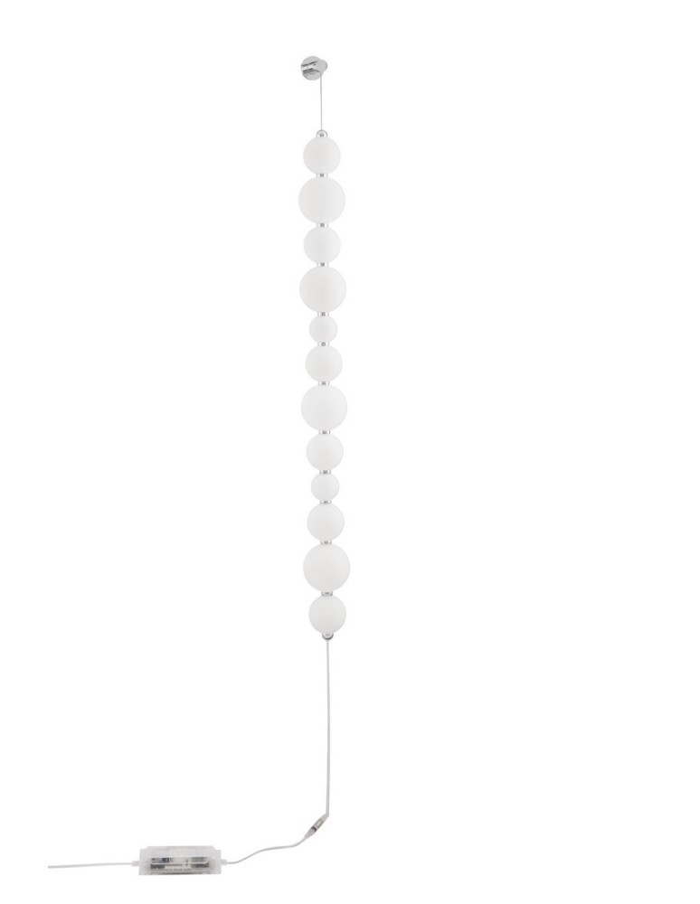 Wall lamps - Luces Exclusivas MOCA Wall-mounted Modern Silver and silver shades 1xLED max 42W 3000K LE43467 - product kolory-swiatla.pl 1