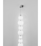 Wall lamps - Luces Exclusivas MOCA Wall-mounted Modern Silver and silver shades 1xLED max 42W 3000K LE43467 - product 2