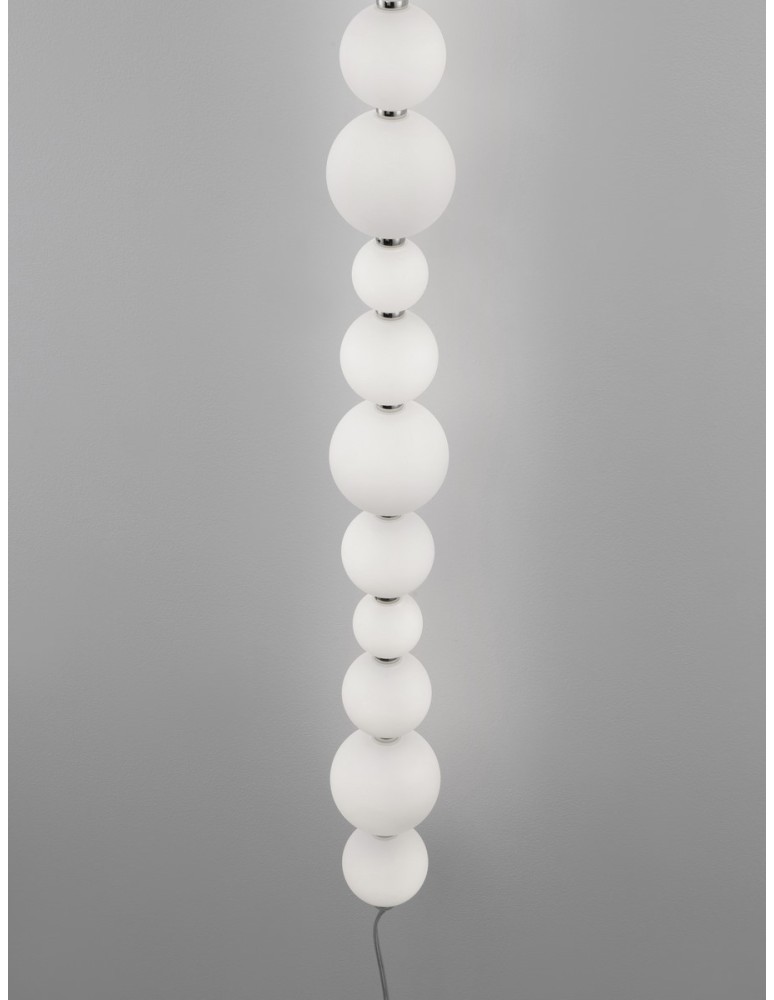 Wall lamps - Luces Exclusivas MOCA Wall-mounted Modern Silver and silver shades 1xLED max 42W 3000K LE43467 - product kolory-swiatla.pl 3
