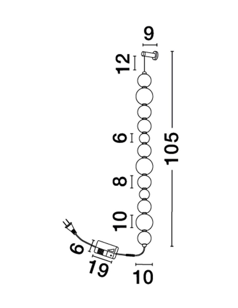 Kinkiety - Luces Exclusivas MOCA Ścienna Nowoczesna srebrny i odcienie srebra 1xLED max 42W 3000K LE43467 - produkt kolory-swiatla.pl 4