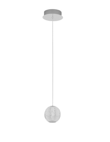 Luces Exclusivas CANA Pendant Modern silver and silver tones 1xLED max 6W 3200K LE43471