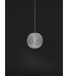 Lampy wiszące - Luces Exclusivas CANA Wisząca Nowoczesna srebrny i odcienie srebra 1xLED max 6W 3200K LE43471 - produkt 3