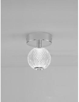 Luces Exclusivas PONCE Ceiling Modern silver and silver shades 1xLED max 6W 3200K LE43474 - product 2