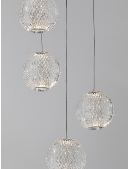 Luces Exclusivas CANA Wisząca Nowoczesna srebrny i odcienie srebra 1xLED max 26W 3200K LE43475 - produkt 2