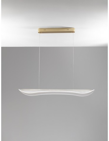 Luces Exclusivas COLIMA Pendant Modern Gold and shades of gold 1xLED max 34W 3000K LE43482 - product 2