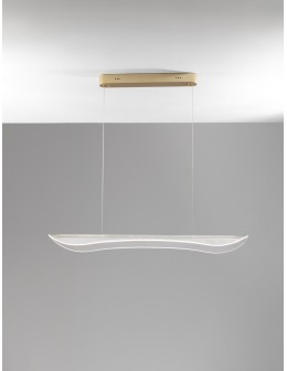 Luces Exclusivas COLIMA Wisząca Nowoczesna złoty i odcienie złota 1xLED max 34W 3000K LE43482 - produkt 2