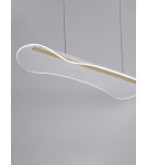 Lampy wiszące - Luces Exclusivas COLIMA Wisząca Nowoczesna złoty i odcienie złota 1xLED max 34W 3000K LE43482 - produkt 3