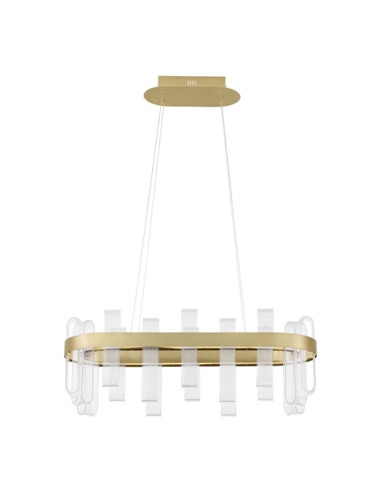 Pendant lamps - Luces Exclusivas BAJA Pendant Modern Gold and shades of gold 1xLED max 82W 3000K LE43484 - product kolory-swiatla.pl 1