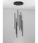 Pendant lamps - Luces Exclusivas BUGA Pendant Modern Black 1xLED max 40W 3000K LE43486 - product 2
