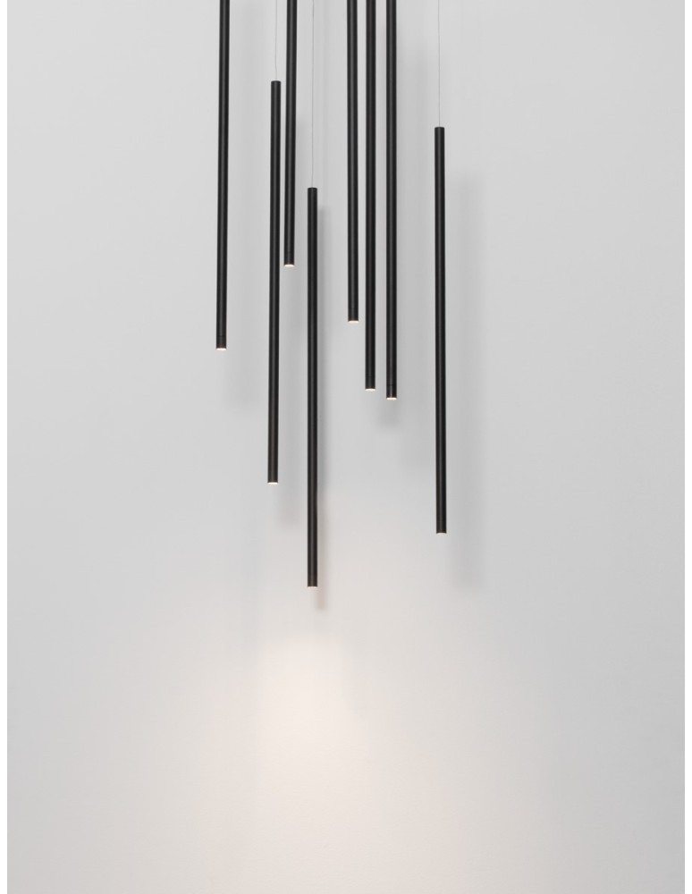 Pendant lamps - Luces Exclusivas BUGA Pendant Modern Black 1xLED max 40W 3000K LE43486 - product kolory-swiatla.pl 3