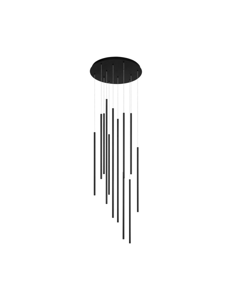 Pendant lamps - Luces Exclusivas BUGA Pendant Modern Black 1xLED max 60W 3000K LE43487 - product kolory-swiatla.pl 1