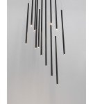 Pendant lamps - Luces Exclusivas BUGA Pendant Modern Black 1xLED max 60W 3000K LE43487 - product 2