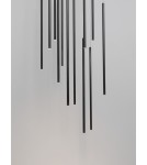 Pendant lamps - Luces Exclusivas BUGA Pendant Modern Black 1xLED max 60W 3000K LE43487 - product 4