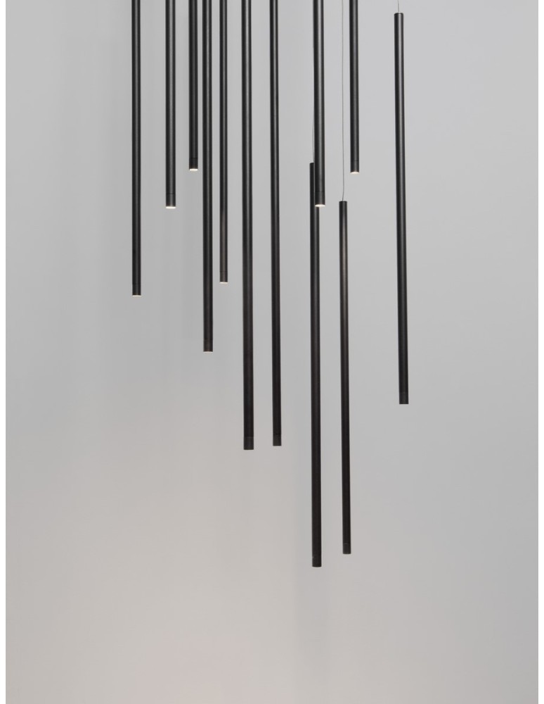 Pendant lamps - Luces Exclusivas BUGA Pendant Modern Black 1xLED max 60W 3000K LE43487 - product kolory-swiatla.pl 4