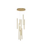 Pendant lamps - Luces Exclusivas TORREON Pendant Modern gold and gold shades 1xLED max 26W 3000K LE43489 - product 1