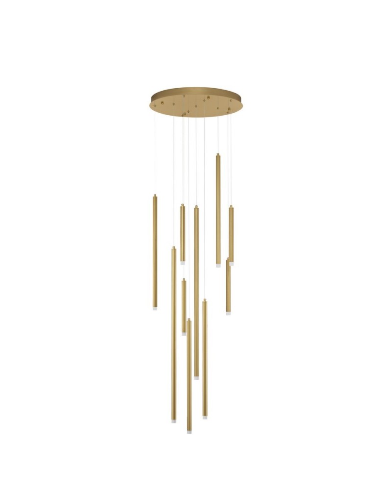 Pendant lamps - Luces Exclusivas TORREON Pendant Modern gold and gold shades 1xLED max 26W 3000K LE43489 - product kolory-swiatla.pl 1