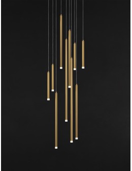 Luces Exclusivas TORREON Wisząca Nowoczesna złoty i odcienie złota 1xLED max 26W 3000K LE43489 - produkt 2