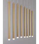 Lampy wiszące - Luces Exclusivas TORREON Wisząca Nowoczesna złoty i odcienie złota 1xLED max 21W 3000K LE43490 - produkt 2