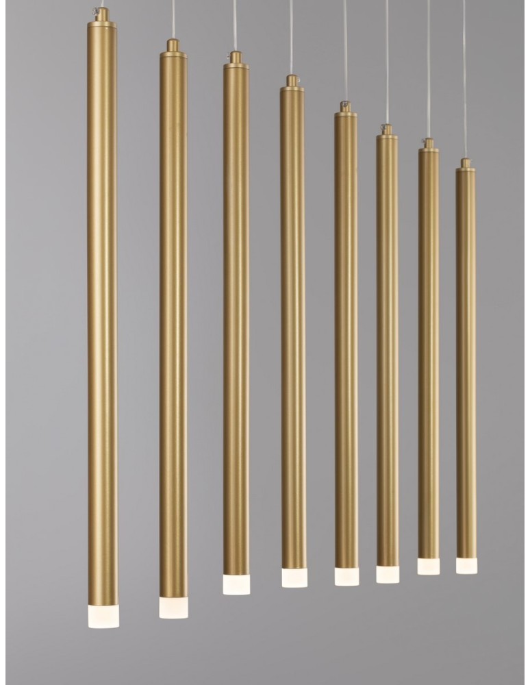 Pendant lamps - Luces Exclusivas TORREON Pendant Modern gold and gold shades 1xLED max 21W 3000K LE43490 - product kolory-swiatla.pl 2