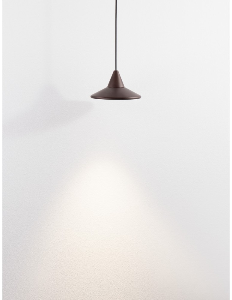 Pendant lamps - Luces Exclusivas ACULA Pendant Modern brown and shades of brown 1xLED max 6W 3000K LE43493 - product kolory-swiatla.pl 3