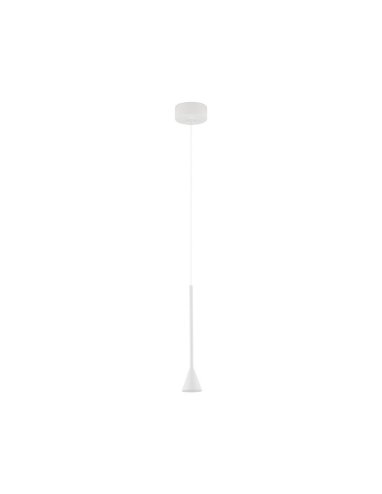 Pendant lamps - Luces Exclusivas SITGES Pendant Modern White 1xLED max 6W 3000K LE43494 - product kolory-swiatla.pl 1