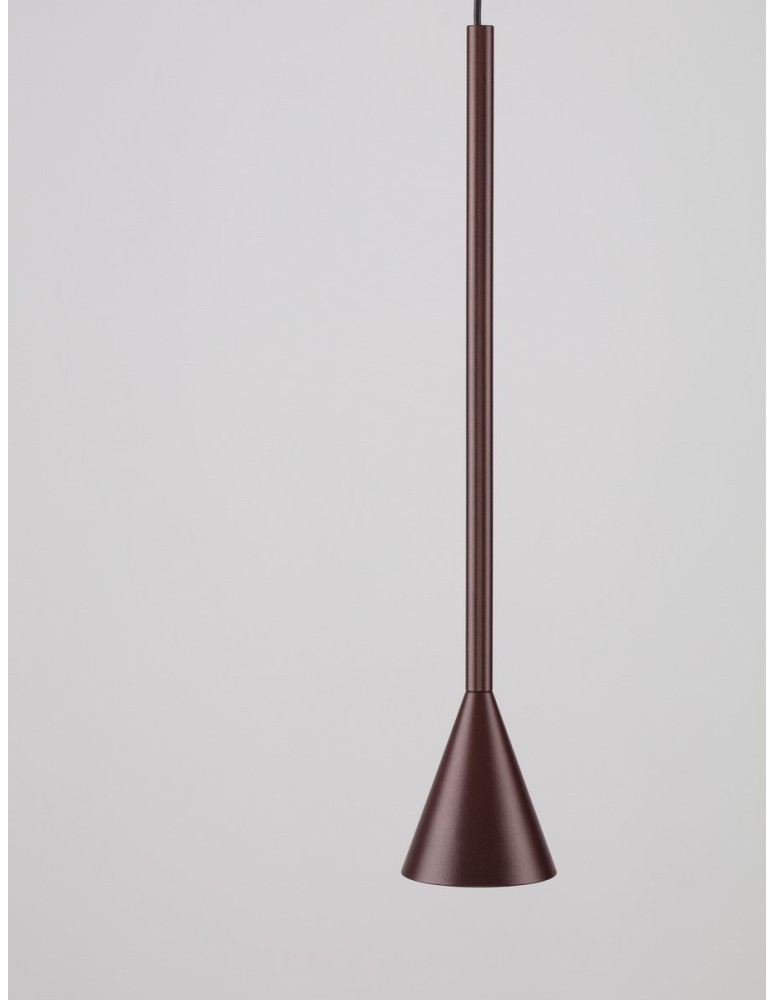 Pendant lamps - Luces Exclusivas SITGES Pendant Modern brown and shades of brown 1xLED max 6W 3000K LE43495 - product kolory-swiatla.pl 3
