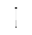 Single pendant lamps - Luces Exclusivas SITGES Pendant Modern Black 1xLED max 6W 3000K LE43497 - product 1