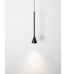 Single pendant lamps - Luces Exclusivas SITGES Pendant Modern Black 1xLED max 6W 3000K LE43497 - product 3
