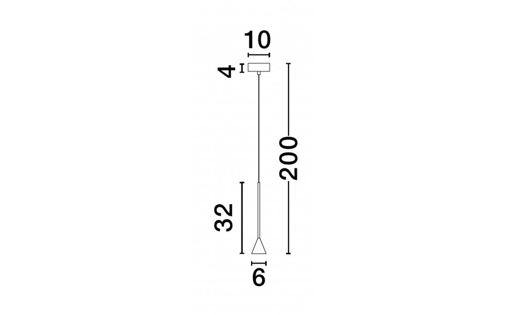 Luces Exclusivas SITGES Wisząca Nowoczesna czarny 1xLED max 6W 3000K LE43497