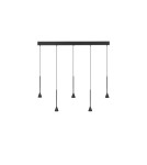 Pendant lamps - Luces Exclusivas SITGES Pendant Modern Black 1xLED max 27W 3000K LE43499 - product 1
