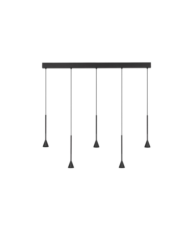 Pendant lamps - Luces Exclusivas SITGES Pendant Modern Black 1xLED max 27W 3000K LE43499 - product kolory-swiatla.pl 1