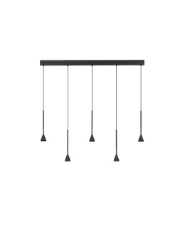 Luces Exclusivas SITGES Wisząca Nowoczesna czarny 1xLED max 27W 3000K LE43499