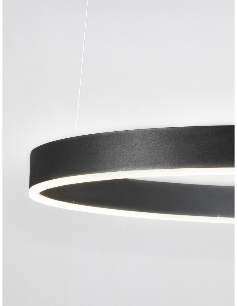 Pendant lamps - Luces Exclusivas JACA Pendant Modern Black 1xLED max 50W 2700-6000K LE43501 - product kolory-swiatla.pl 2