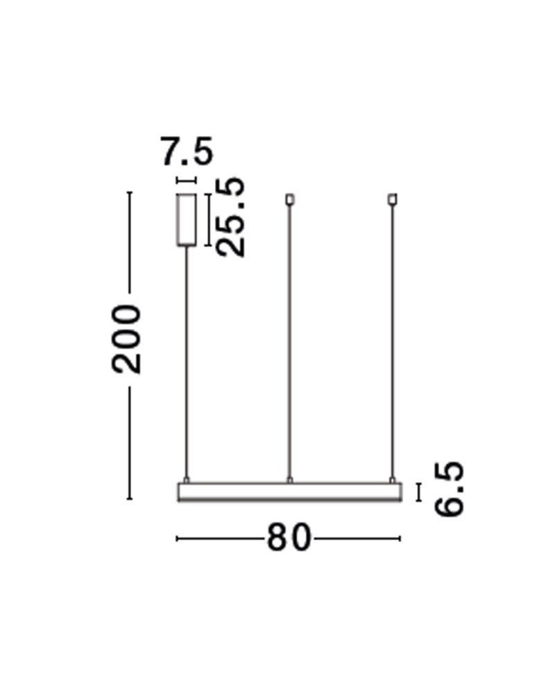 Lampy wiszące - Luces Exclusivas JACA Wisząca Nowoczesna czarny 1xLED max 50W 2700-6000K LE43501 - produkt kolory-swiatla.pl 3