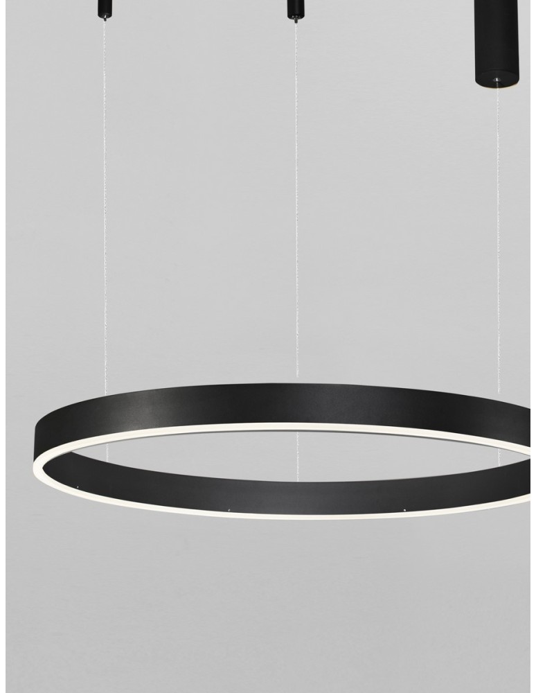 Lampy wiszące - Luces Exclusivas JACA Wisząca Nowoczesna czarny 1xLED max 60W 2700-6000K LE43502 - produkt kolory-swiatla.pl 2