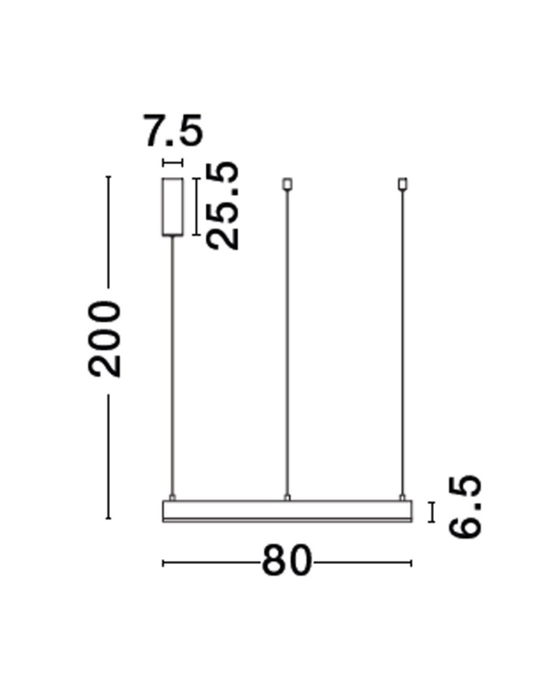 Lampy wiszące - Luces Exclusivas JACA Wisząca Nowoczesna czarny 1xLED max 60W 2700-6000K LE43502 - produkt kolory-swiatla.pl 3