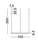 Lampy wiszące - Luces Exclusivas JACA Wisząca Nowoczesna złoty i odcienie złota 1xLED max 60W 2700-6000K LE43507 - produkt 3
