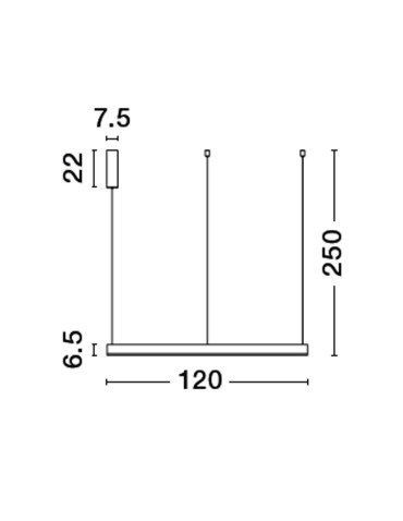 Luces Exclusivas JACA Wisząca Nowoczesna złoty i odcienie złota 1xLED max 72W 3000K LE43508 - produkt 2