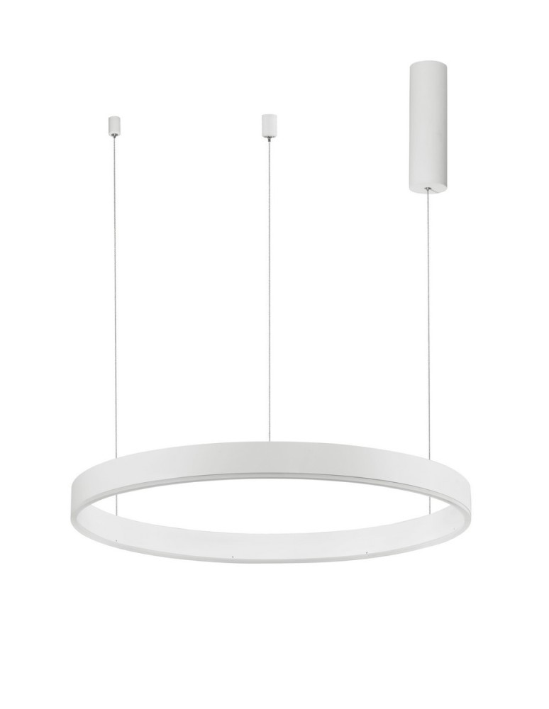 Pendant lamps - Luces Exclusivas JACA Pendant Modern White 1xLED max 40W 2700-6000K LE43512 - product kolory-swiatla.pl 1