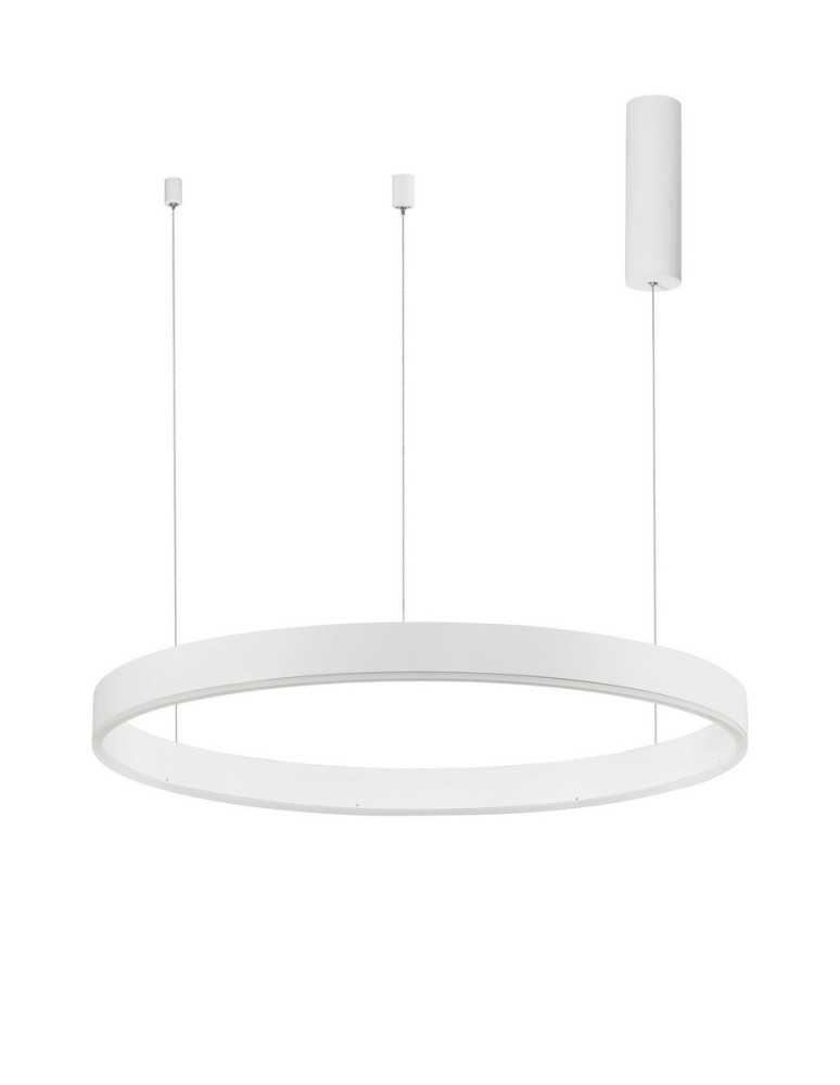 Pendant lamps - Luces Exclusivas JACA Pendant Modern White 1xLED max 50W 2700-6000K LE43513 - product kolory-swiatla.pl 1