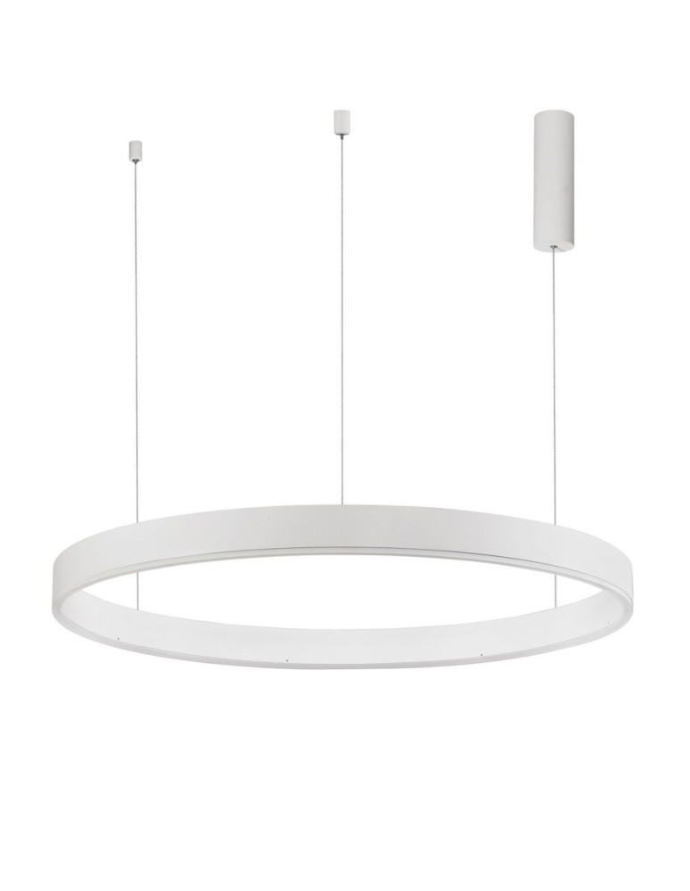 Pendant lamps - Luces Exclusivas JACA Pendant Modern White 1xLED max 60W 2700-6000K LE43514 - product kolory-swiatla.pl 1