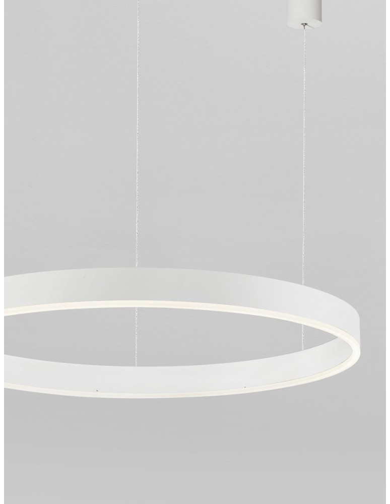 Pendant lamps - Luces Exclusivas JACA Pendant Modern White 1xLED max 60W 2700-6000K LE43514 - product kolory-swiatla.pl 2