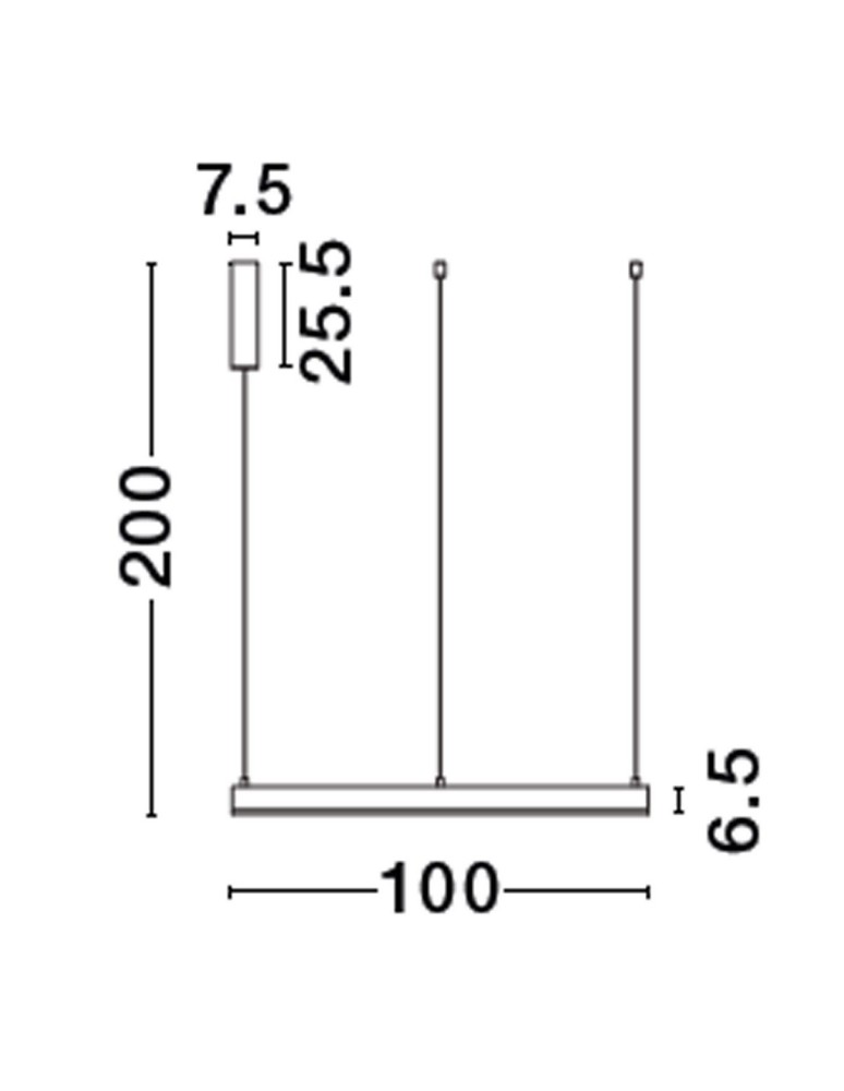 Pendant lamps - Luces Exclusivas JACA Pendant Modern White 1xLED max 60W 2700-6000K LE43514 - product kolory-swiatla.pl 4