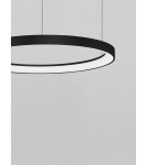 Lampy wiszące - Luces Exclusivas ROTA Wisząca Nowoczesna czarny 1xLED max 38W 2700K LE43516 - produkt 2