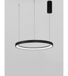 Pendant lamps - Luces Exclusivas ROTA Pendant Modern Black 1xLED max 38W 2700K LE43516 - product 3