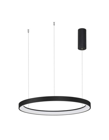 Luces Exclusivas ROTA Pendant Modern Black 1xLED max 48W 2700K LE43517