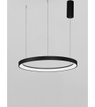Lampy wiszące - Luces Exclusivas ROTA Wisząca Nowoczesna czarny 1xLED max 48W 2700K LE43517 - produkt 3