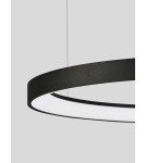 Pendant lamps - Luces Exclusivas ROTA Pendant Modern Black 1xLED max 48W 2700K LE43517 - product 4