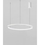 Pendant lamps - Luces Exclusivas ROTA Pendant Modern White 1xLED max 48W 2700K LE43519 - product 3